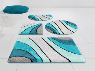 my home Badematte "Josie, Badvorleger, Badezimmer Teppich" Höhe 20 mm rutsc günstig online kaufen