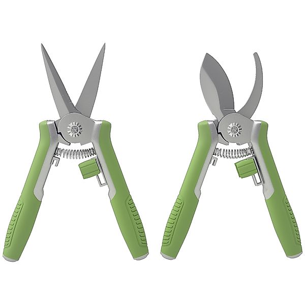 Outsunny Gartenwerkzeug Set 2 Stück Garten Werkzeug aus Edelstahl Gartenger günstig online kaufen