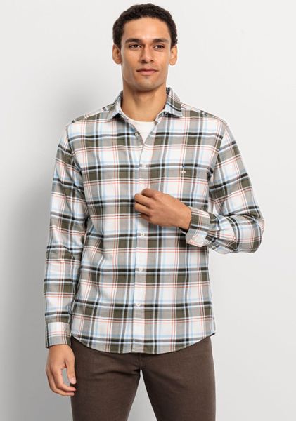 OLYMP Langarmhemd Casual im Karodessin, Brusttasche günstig online kaufen