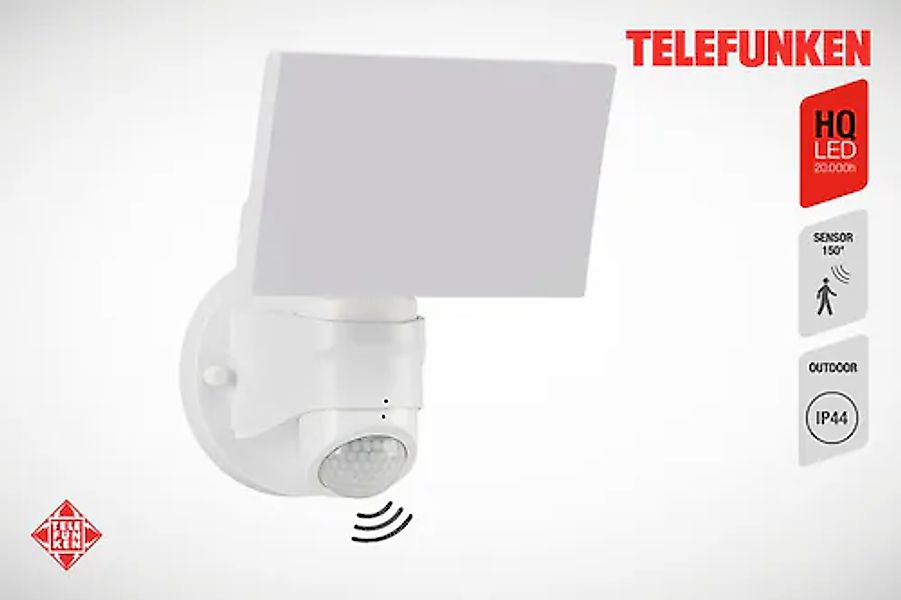 Telefunken LED Außen-Wandleuchte »CRISTO« mit Sensor, LED fest verbaut, sch günstig online kaufen