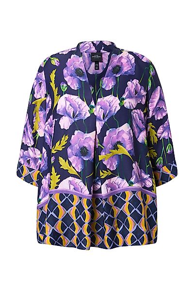 Ulla Popken Tunika Tunika Blüten A-Linie günstig online kaufen