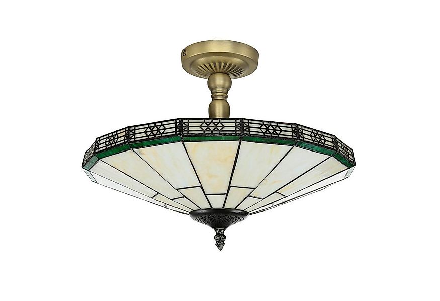 Licht-Erlebnisse Deckenleuchte NEW YORK, ohne Leuchtmittel, Deckenlampe Gla günstig online kaufen