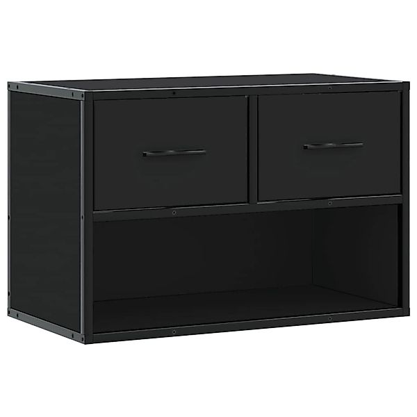 vidaXL TV-Schrank Schwarz 60x31x39,5 cm Holzwerkstoff und Metall 848909 günstig online kaufen