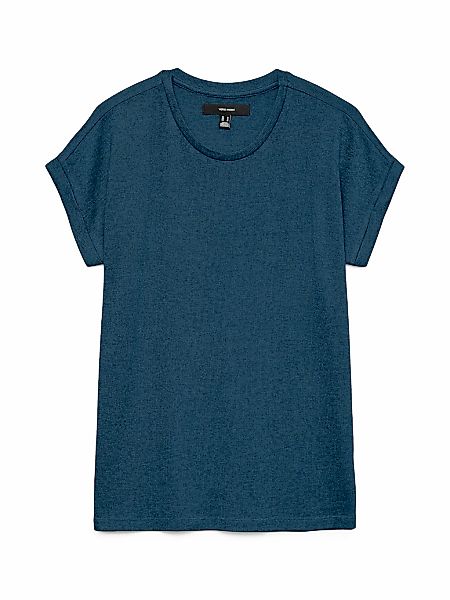 Vero Moda Kurzarmpullover "VMBRIANNA SS O-NECK PULLOVER BOO REP" mit übersc günstig online kaufen