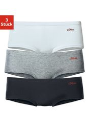 s.Oliver Hipster 3er-Pack, aus elastischer Baumwoll-Qualität günstig online kaufen