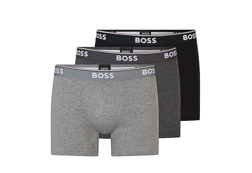 BOSS Boxer Brief 3P Power Herren Unterwäsche (Dreierpack, 3-St., 3er-Pack) günstig online kaufen