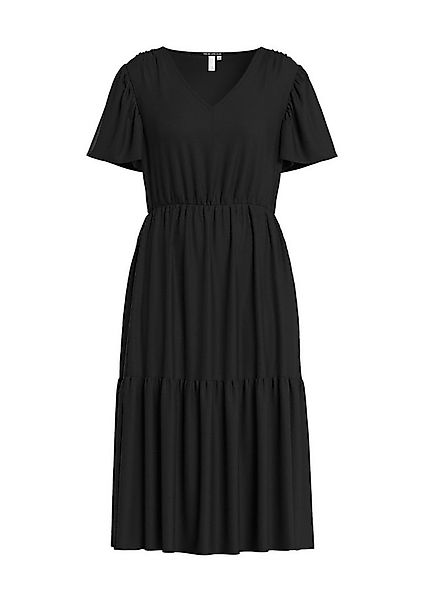 QS Midikleid Kleid Viskosekleid mit All-over-Print günstig online kaufen