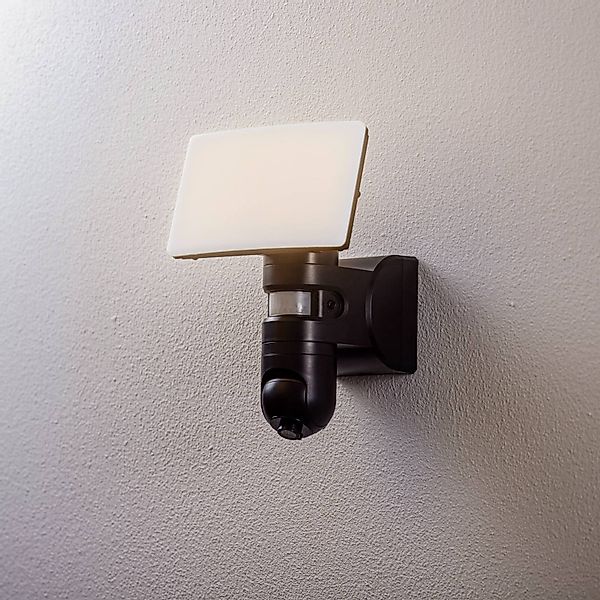 Prios LED-Außenwandstrahler Avayah, Bewegungsmelder, Kamera günstig online kaufen