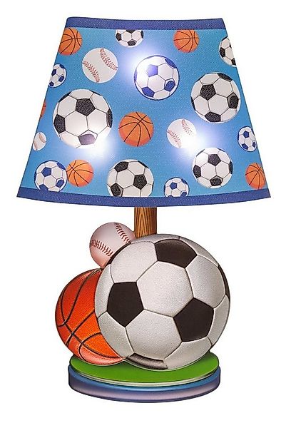 Idena Wandsticker Idena 31255 - LED Wandsticker Lampe Fußball, mit Lichtsen günstig online kaufen