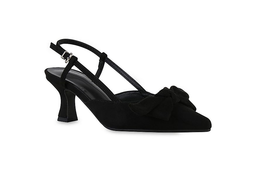 VAN HILL 841585 Slingpumps Damen Slingpumps Pumps Stiletto Schleifen Spitz günstig online kaufen