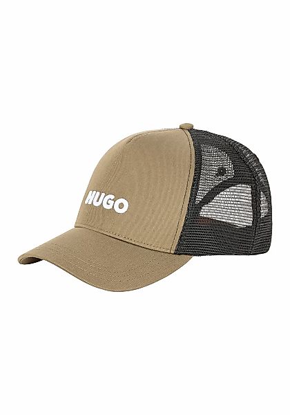 HUGO Fitted Cap "Marsel-Trucker", aus Twill & Mesh mit 3D Logostickerei günstig online kaufen