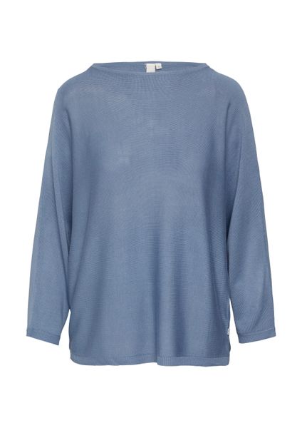 QS Longpullover Strickpullover Strickpullover mit Fledermausärmeln günstig online kaufen