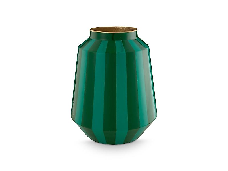 PiP Studio Dekovase Vase Metall Stripes günstig online kaufen
