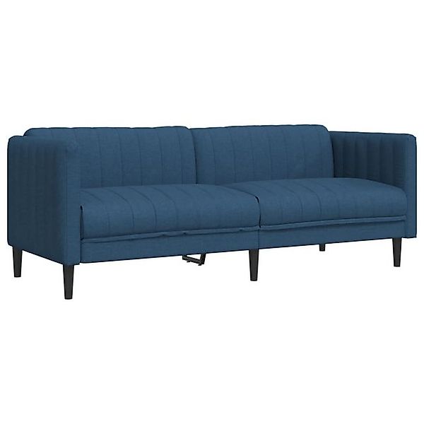 vidaXL Sofa Sofa 2-Sitzer Blau Stoff günstig online kaufen