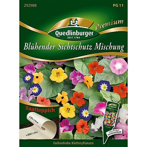 Quedlinburger Blühender Sichtschutz Mischung Saatteppich günstig online kaufen