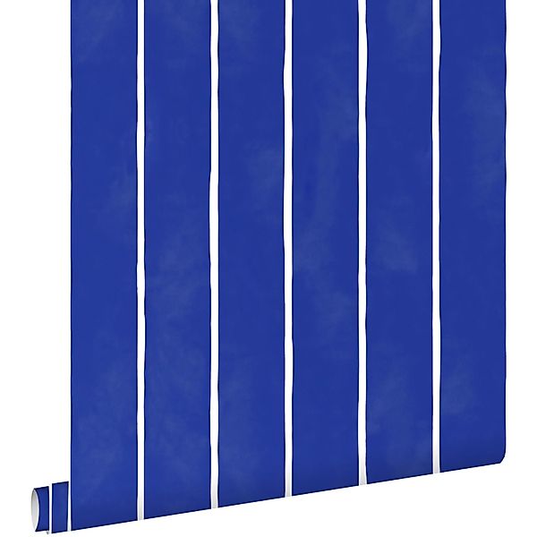 ESTAhome Tapete Streifenmuster Blau und Weiß 50 x 900 cm günstig online kaufen