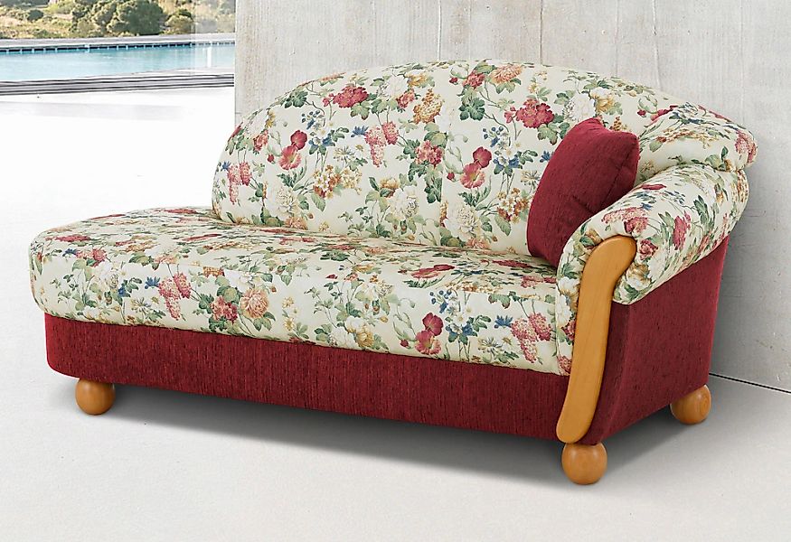 Home affaire Ottomane "Milano, bequemes solitär Sofa im Landhaus-Stil, B/T/ günstig online kaufen