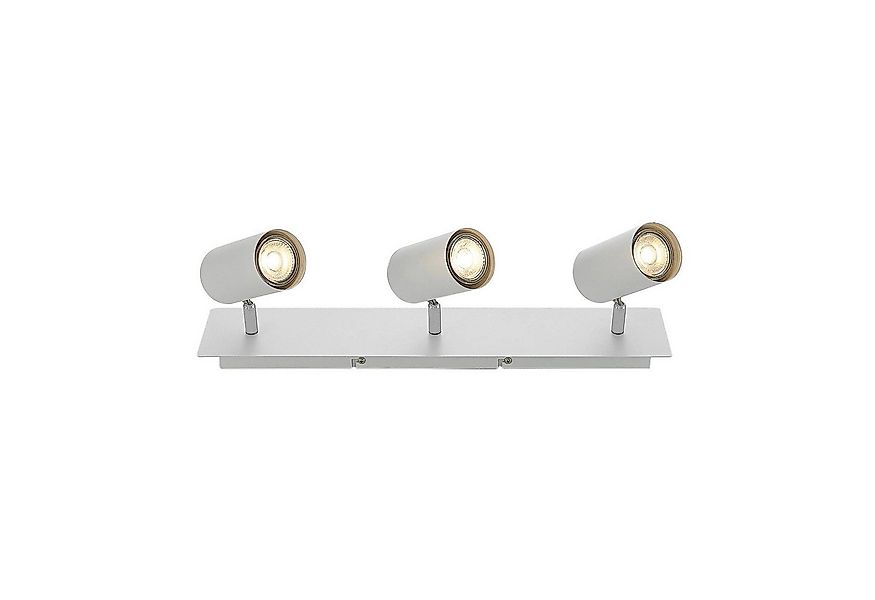 Lindby Deckenstrahler Joffrey, Metall, Weiß IP20, 3 x 10 W LED günstig online kaufen