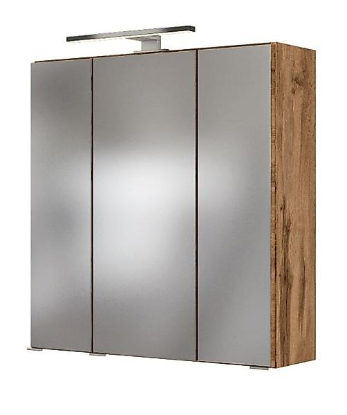 3D-Spiegelschrank 60 GENUA von Held Möbel Wotan Eiche günstig online kaufen