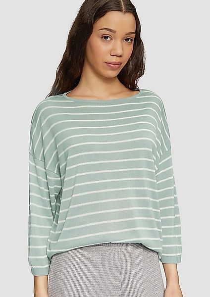 QS Longpullover Strickpullover Leichter Strickpullover aus Viskosemix günstig online kaufen