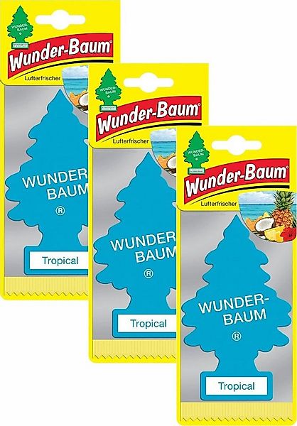 Kunstbaum 3er Set Tropical Wunderbaum little Tree drei Stück, Wunder-Baum günstig online kaufen