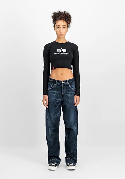 Alpha Industries Sweater "Basic Cropped Longsleeve W" günstig online kaufen