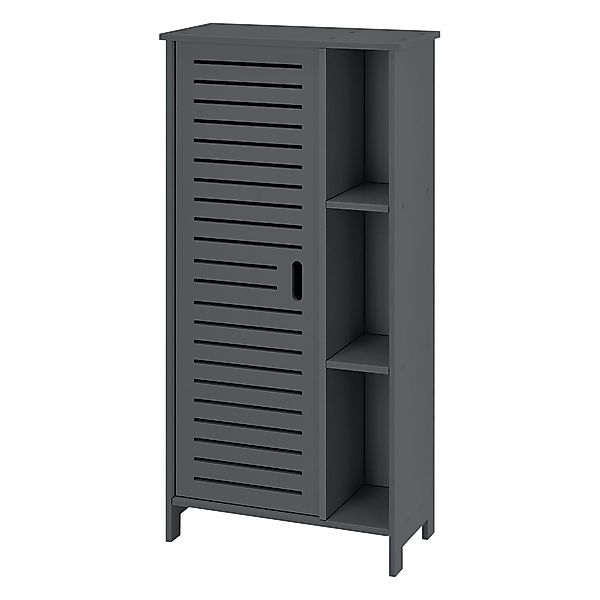 en.casa Midischrank Vansbro Badkommode 96x48x24cm Dunkelgrau günstig online kaufen