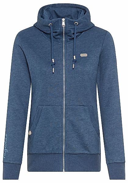 Ragwear Kapuzensweatjacke "NESKIA ZIP A O" mit Kordelzug und Logo am Ärmel günstig online kaufen