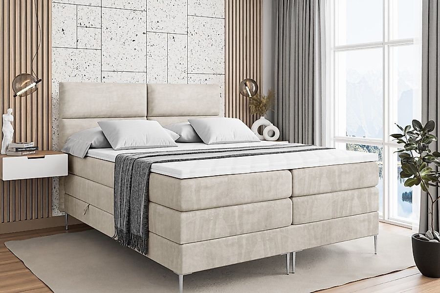 ALTDECOR Boxspringbett BOXI3-F KING (Multipocket-Matratze H4, günstig online kaufen