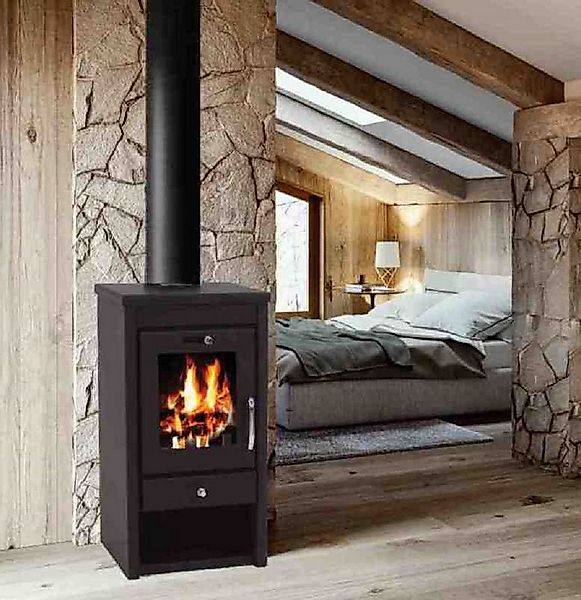 Apex Kaminofen Kaminofen 7kW Holzofen Kachelofen Heizofen Ofen 56310, (1-tl günstig online kaufen
