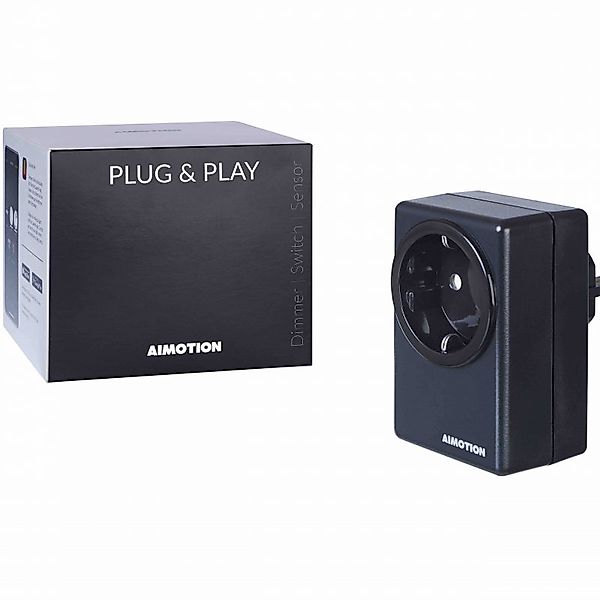 Aimotion Casambi Plug & Play Dimmer für die Steckdose, schwarz - 1002B günstig online kaufen