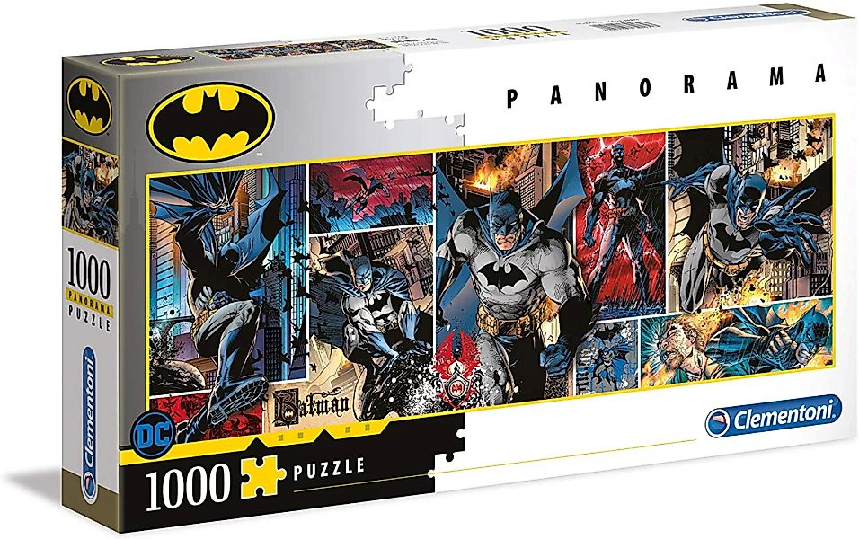 Clementoni 39574 - Dc Comics Panorama Puzzle, Batman - 1000 Teile günstig online kaufen