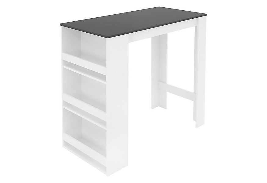 ML-DESIGN Bartisch Bistrotisch mit 3 Ablageflächen aus Holz Bartheke Küchen günstig online kaufen