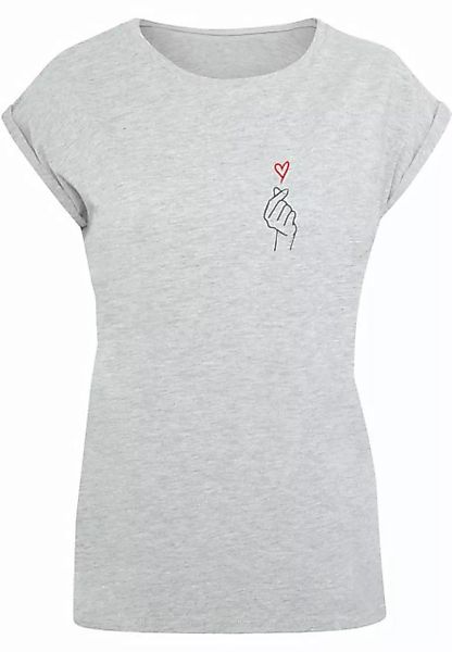 Merchcode T-Shirt Merchcode Damen Ladies K Heart Extended Shoulder Tee (1-t günstig online kaufen