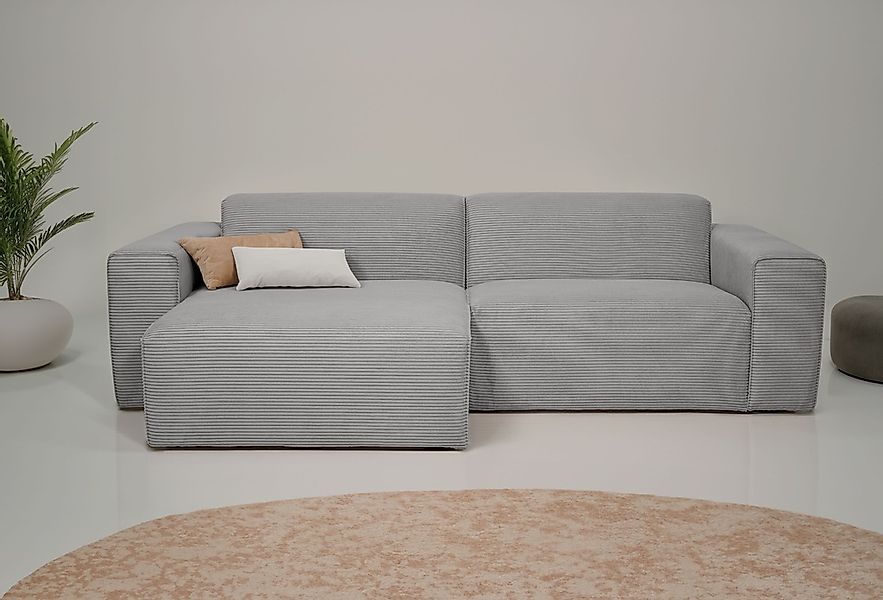 INOSIGN Ecksofa "Koa,228cm, L-Form, Modulsofa, Webstoff, Cord", Designsofa, günstig online kaufen
