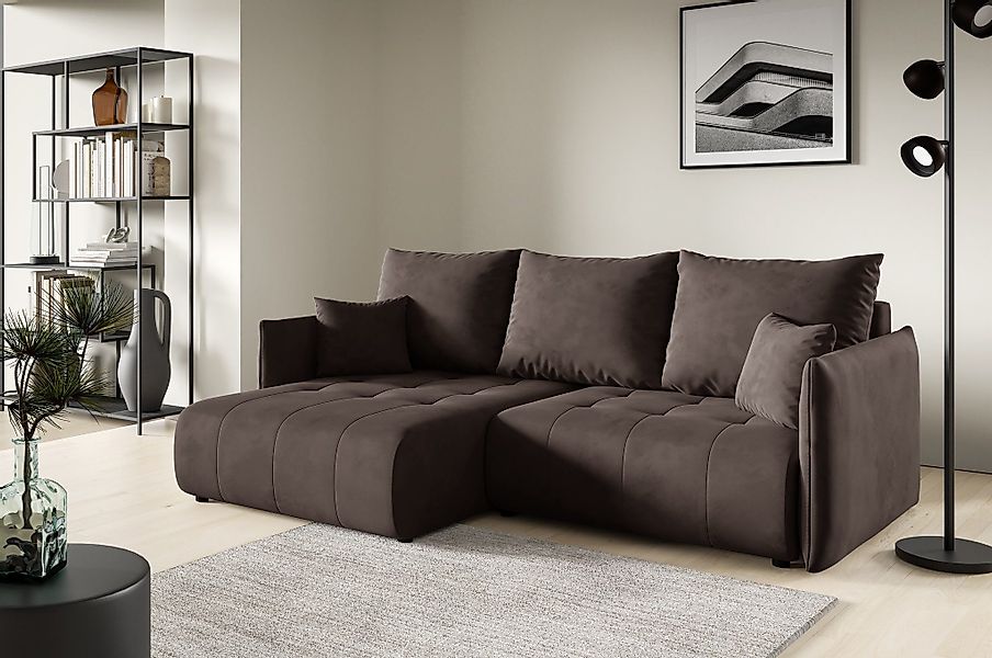 Fun Möbel Ecksofa Schlafsofa Sofa CANIO günstig online kaufen