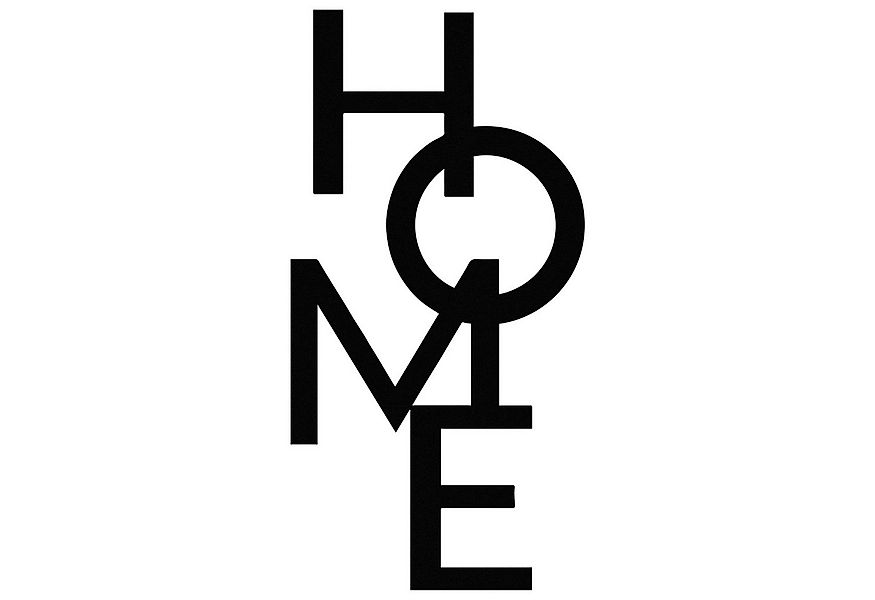 Wallity Wanddekoobjekt 100% METAL (Thickness: 1,2mm), 34,5 x 68 cm Z1896 günstig online kaufen