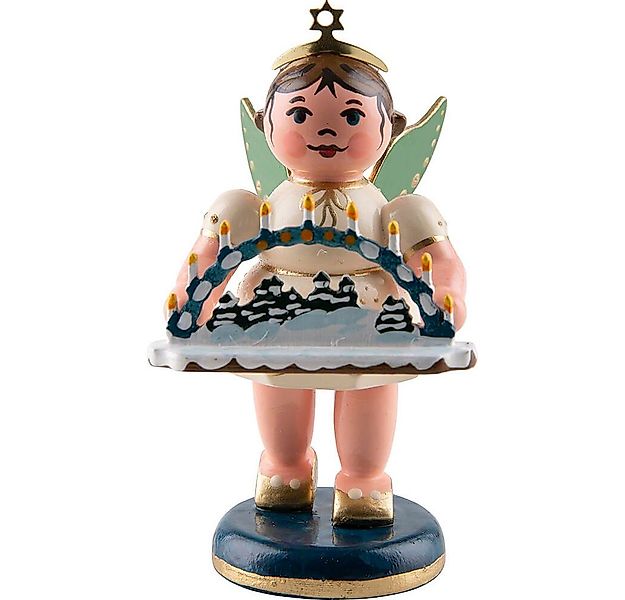 Hubrig Volkskunst GmbH Dekofigur Engel mit Schwibbogen (6,5cm) von Hubrig V günstig online kaufen