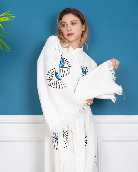 Seyila Home Damenbademantel Morgenmantel / Bademantel/ günstig online kaufen
