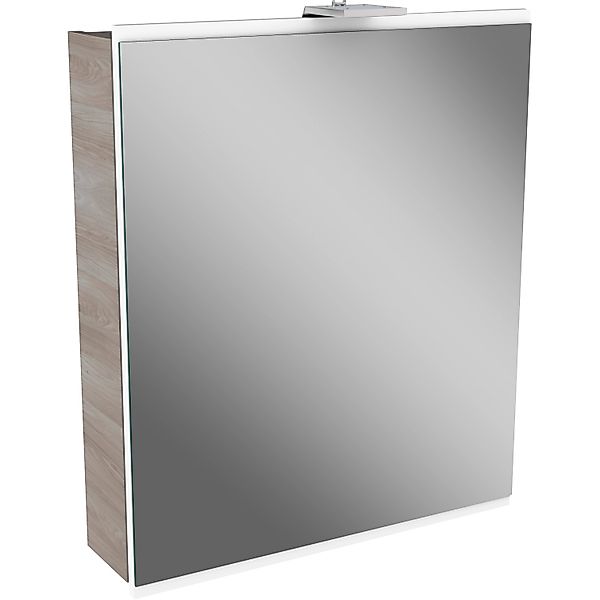 Fackelmann Spiegelschrank Lima Weiß 60 cm mit Softclose Türen günstig online kaufen