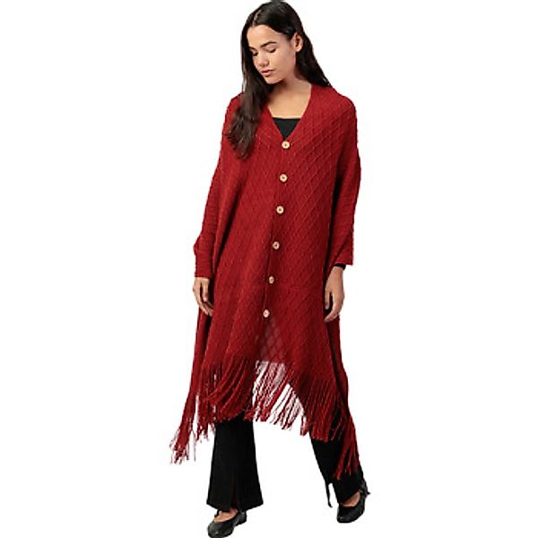 Admas  Strickjacken Langer Poncho Punto günstig online kaufen