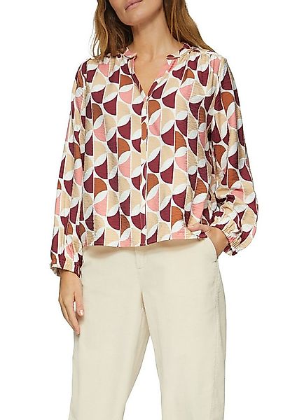 s.Oliver Langarmbluse mit All-Over Print günstig online kaufen