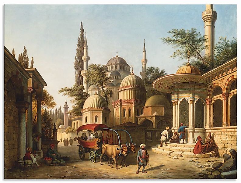 Artland Wandbild »Ansicht einer Moschee in Istanbul« Gebäude 1 Stk. tlg. al günstig online kaufen