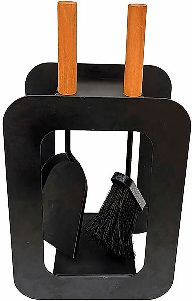 Firefix Kamingarnitur "Kaminbesteck klein mit hellen Holzgriffen, beschiche günstig online kaufen