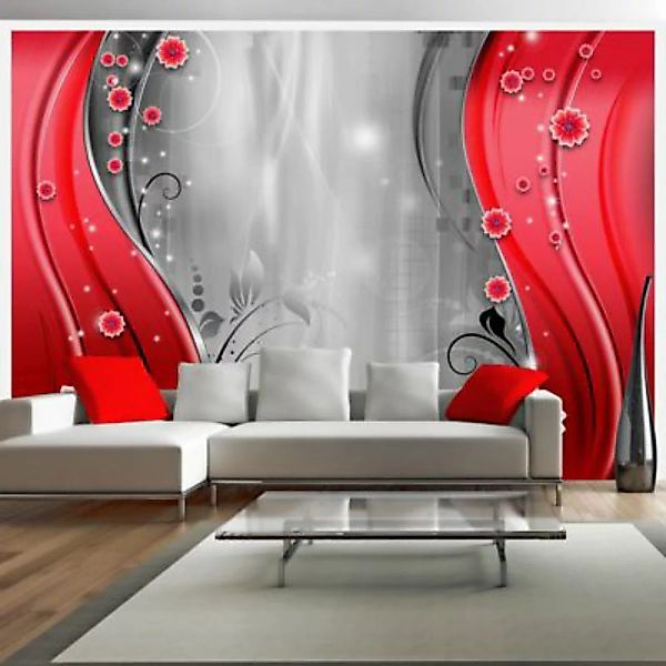 artgeist Fototapete Behind the curtain of red mehrfarbig Gr. 250 x 175 günstig online kaufen