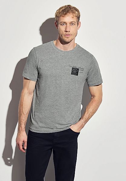 STREET ONE MEN T-Shirt aus reiner Baumwolle günstig online kaufen