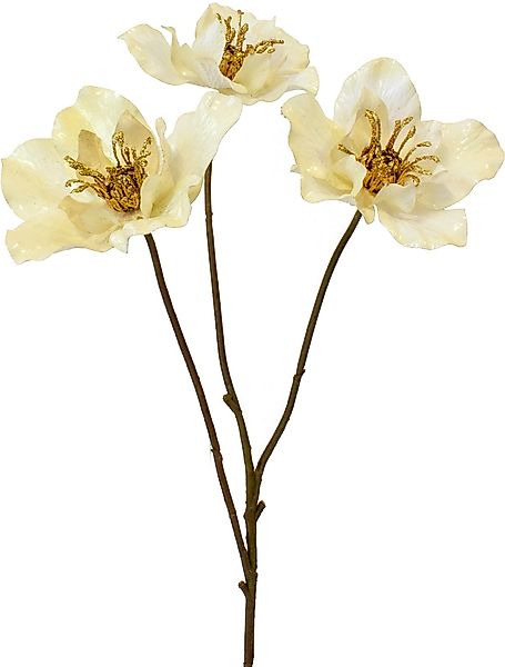 Creativ green Winterliche Kunstpflanze "Weihnachtsdeko" Zweig in metallic-O günstig online kaufen