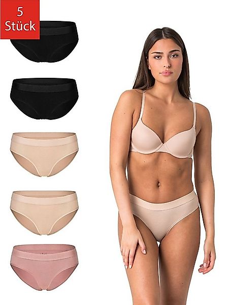 Elsie Bikinislip Unterhosen Damen aus 95% Baumwolle mit Stretch Slip Damen günstig online kaufen