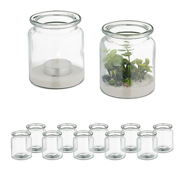 relaxdays Windlicht im 12er Set günstig online kaufen