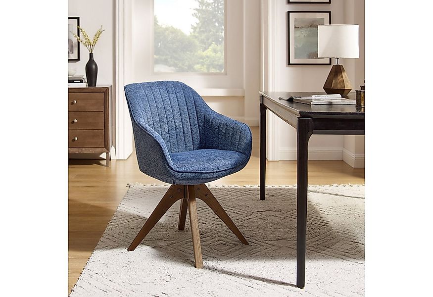 Art Leon Esszimmerstuhl CC001 (Esszimmerstühle Drehbar Baumwollleinenstuhl günstig online kaufen